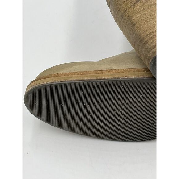 Acne Studios Luxury Beige Pistol Leather Side Zip Ankle Booties Sz39/8.5 US - Picture 11 of 15